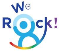 We rock logo klein
